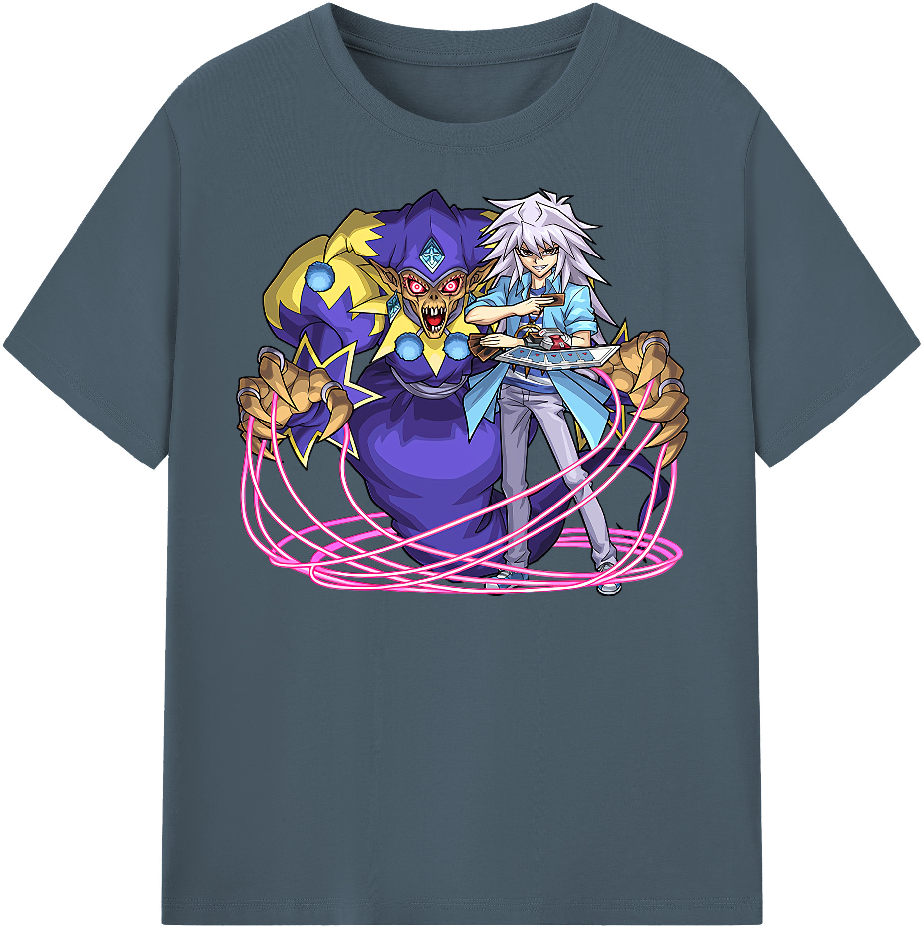 （画像用） 遊☆戯☆王 Yu-Gi-Oh! 綿100％半袖Tシャツ（フロントプリント）